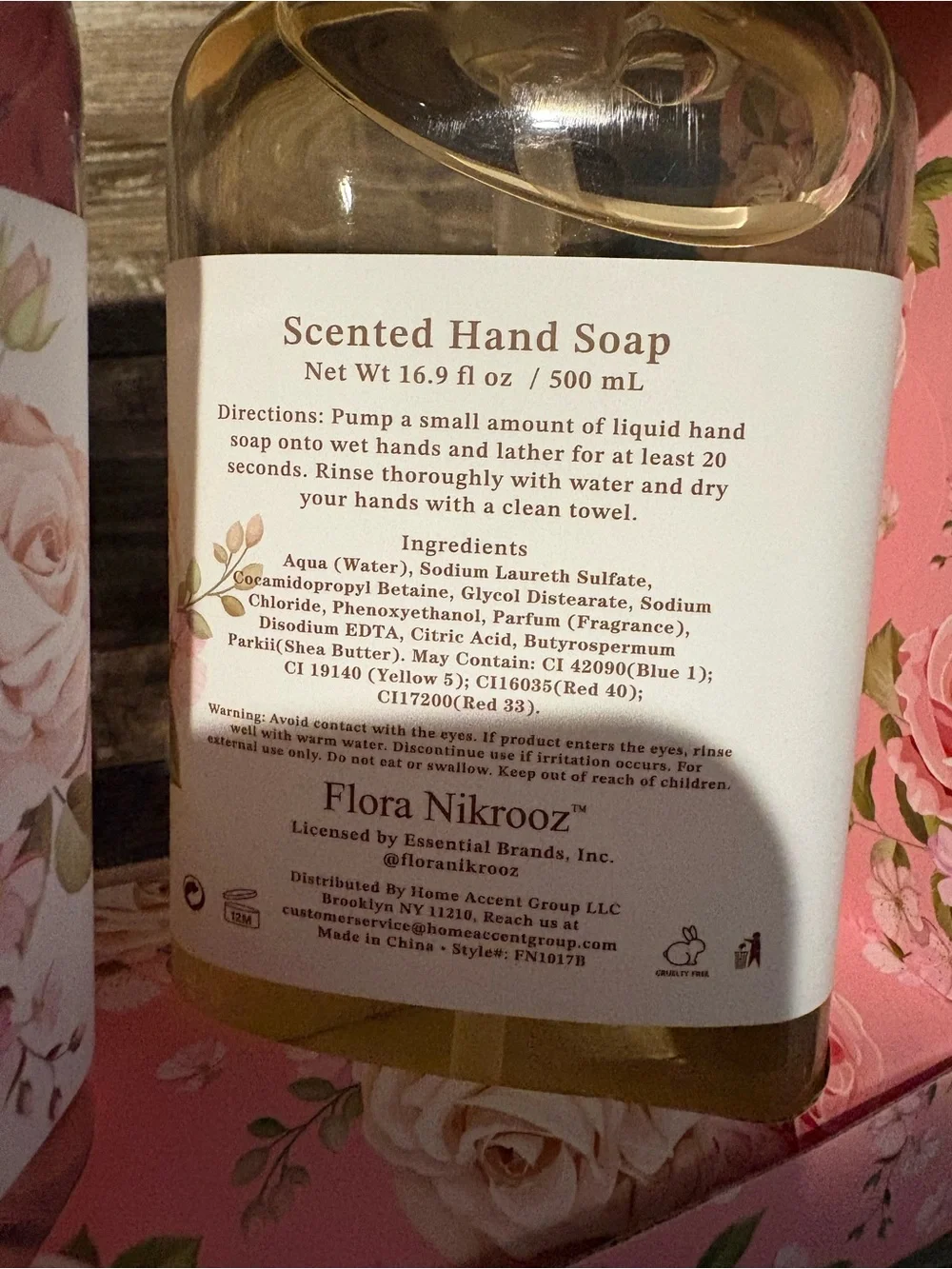 Flora Nikrooz Shower Gel & Hand Soap Duo Gift Set - Rose Garden
